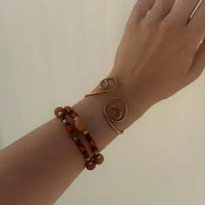 Copper Twist Bracelet for Women's Fashion Jewelry
