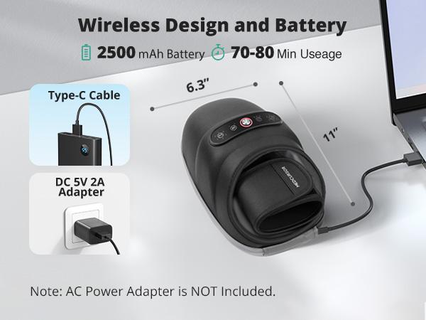 Medcursor Foot Massager & Hand Massager, Holiday Gift Combined Massagers