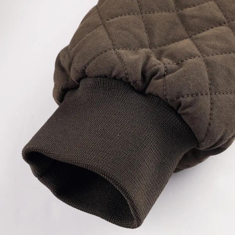 Grandclad Men's Vintage Quilted Jacket Classic Plaid Lined Bomber Coat Casual Warm Lightweight Outerwear for Fall and Winter Workwear Style