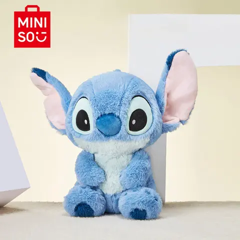 Disney Lilo and Stitch Medium Sitting Plush Doll - Cute Stuffies, Durable Soft Fluffy, Meticulous Detail, Unisex Premium Stuffed Animal, Fantasy and Sci-Fi Charm, Soft Cuddly Stuffed Animal Gift for 12+ Years Above