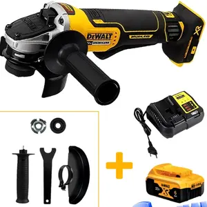 DEWALT DCG405NT 125mm Angle Grinder | Metal Cutting & Weld Grinding | 9,000 RPM | TSTAK Case