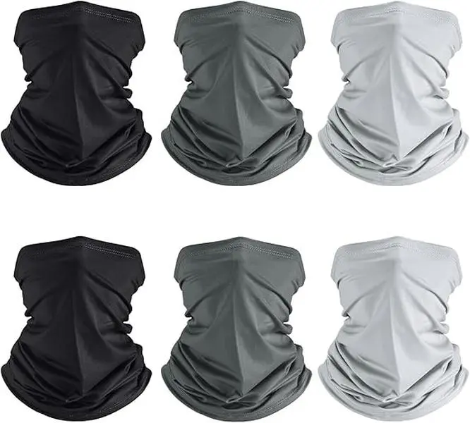 Geyoga Summer UV Protection Cooling Neck Gaiter | Sunscreen Breathable Face Scarf Bandana Mask Neck Gaiter for Outdoor Fishing Hiking Camping