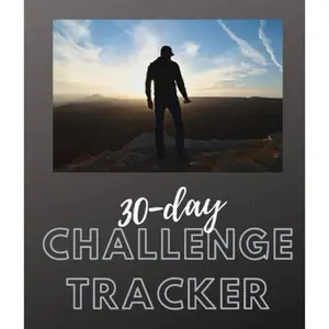 30-Day Challenge Tracker ("Mastering Manhood: Self-Care, Growth, & Transformation")