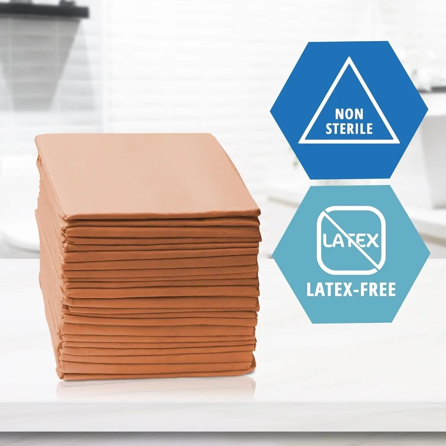 Med Pride Disposable Underpads 23x36 In Super Absorbent Bed Pads 25 Ct