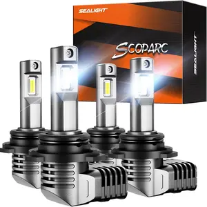 1999 Oldsmobile Bravada 9005/HB3 9006/HB4 60W 6500K White IP67 LED Headlight Bulbs 2Pairs SEALIGHT S2