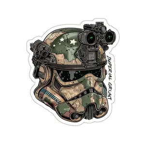 SF ODA Clone Trooper Tac Helmet Sticker, Hard Hat Sticker, Bue Collar Sticker, Construction Sticker, Hard hat stickers, lunchbox sticker, Journeyman sticker, 409 carpenters, working class, carpenters stickers, union stickers