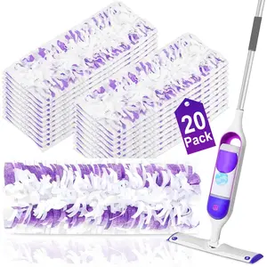 20-piece pack of disposable power mop pads, suitable for Swiffer power mop pads, compatible with Swiffer power mop refills, thickened multi-surface replacement pads, suitable for all finished floor Swiffer wet mop refills