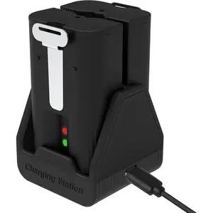 2 Pack Replacement Battery for Ring Doorbell - 7200mAh Rechargeable Quick Release Batteries with Charger Station for Ring Doorbell Stick Up Cam Spotlight Cam and Other Cam, Long-Lasting Life