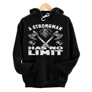 Strongman No Limit Gym Fitness Bodybuilding & Powerlifting Hoodie, Sweatshirt, T-Shirt