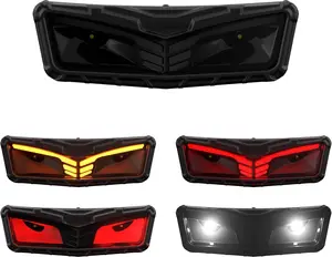 4WDKING UTV Chase LED Tail Light 7” Brake Light 5 Modes (Brake, Warning, Reverse, DRL, and Strobe) for ATV UTV Trailer Truck Van Motorcycle
