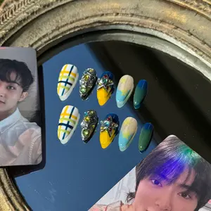 RosePop | NCT-Inspired Press-On Nails (Basic Almond)