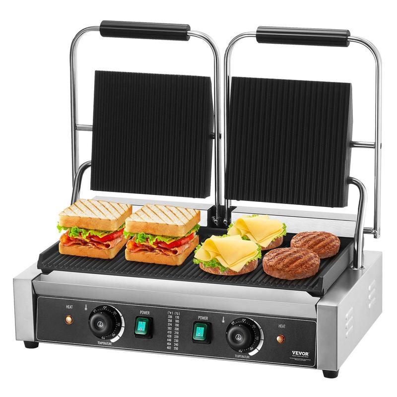 Spring new arrivals Commercial Panini Press Grill Electric Sandwich Maker Griddle Plate 19"x9" Spring new arrivals Commercial Panini Press Grill Electric Sandwich Maker Griddle Plate 19"x9"
