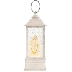 Lit Musical Holy Family Lantern