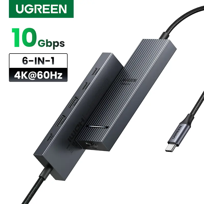 6 in 1 10Gbps 4K 60Hz HDMI