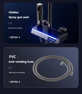 Smart Thermostatic Shower Kit water softener filter