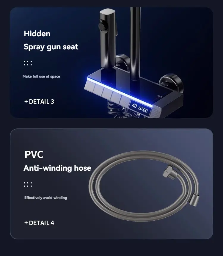 Smart Thermostatic Shower Kit water softener filter Smart Thermostatic Shower Kit water softener filter