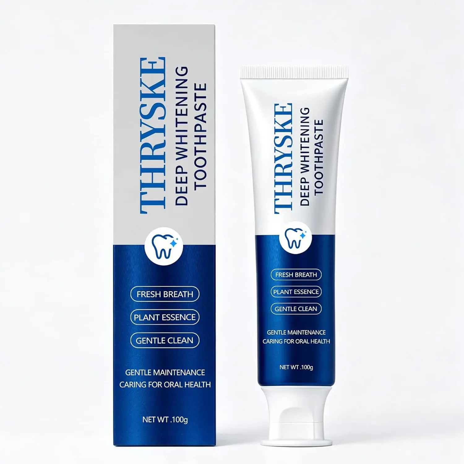 Toothpaste Whitening, Extra WhiteningSensitive Teeth,THRYSKE Toothpaste for Yellow Teeth