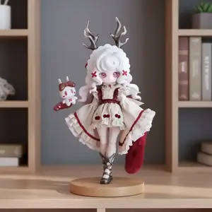 Lucky Emma Lululing Story Series Blind Box Bjd Doll Model Toy, 12-Part Body Collectible Figurine, Perfect Gift for Girls, No Battery Included, Sealed Hobby Box