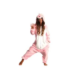 Pink Dragon Adult Kigurumi Costume Onesie