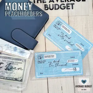 Placeholder Money Cards for Cash Stuffing