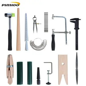 15 Pcs All In One Jewelry Making Tool Kit Metal Jewelry Working Tools For Measuring Cutting Sanding Fixing Ideal For Jewelry Repair Craft And Metal Working