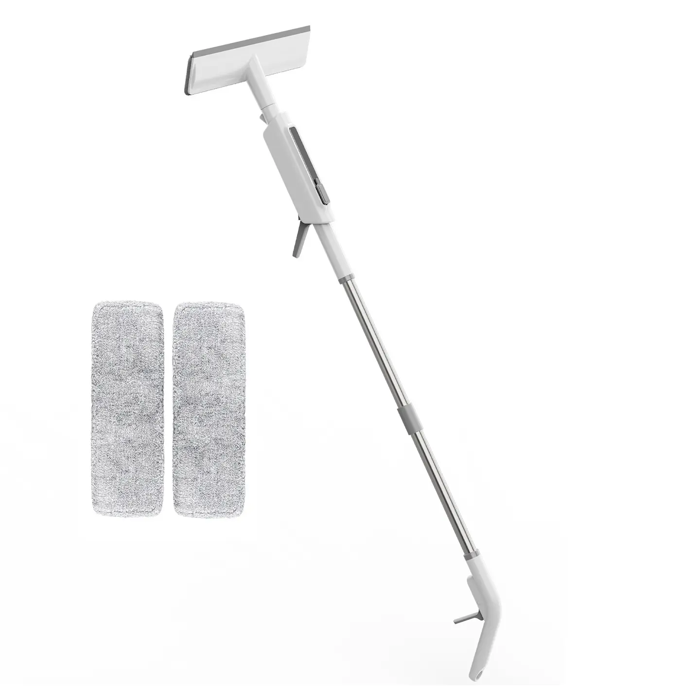 Ultimate 3 in 1 Window Squeegee Cleaner with Spray Bottle Streak Free Glass Cleaning Tool Microfiber Scrubber for Shower Doors Home Car Mirrors