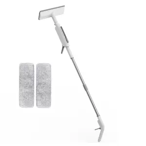 Ultimate 3 in 1 Window Squeegee Cleaner with Spray Bottle Streak Free Glass Cleaning Tool Microfiber Scrubber for Shower Doors Home Car Mirrors