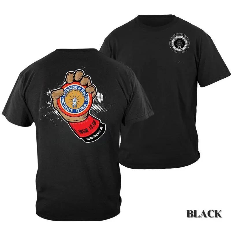 IBEW Graphic T-Shirt | Classic Unisex 100% Cotton Streetwear Tee | Personalized Short Sleeve Top for Electrical Workers, Shortsleeve, Round Neck, Soft, Tshirt, Cold Wash, Full Graphic, Multi-Size, Love, Casual, Graphic Tee