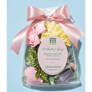 Long Lasting Spring Scented Potpourri - Decorative Home Fragrance Sachet with Dried Flowers, Botanicals Air Freshener - Reusable Bowl Filler & Room Deodorizer - Natural Look Home Decor Gift Set Aroma Floral Oil Perfume