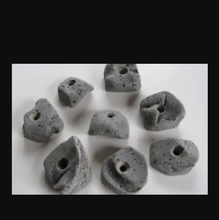 10 large bolt on climbing holds. With mounting hardware. Rocky Mountain Climbing Gear. 100% American made.