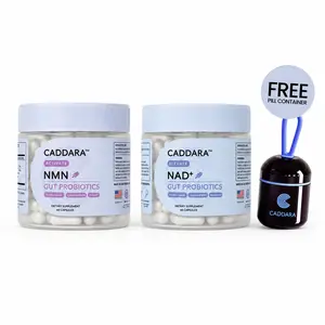 Caddara NAD + NMN Bundle with GWP pill container