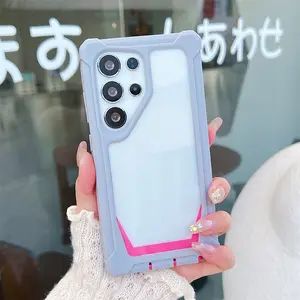 Color blocking thickened anti drop phone case suitable for Samsung Galaxy S26Ultra S25Ultra S24Ultra S23Ultra S22Ultra S21Ultra S26Plus S25Plus S24Plus S23Plus S22Plus S21Plus Note20Ultra Slip-resistant and fall-proof