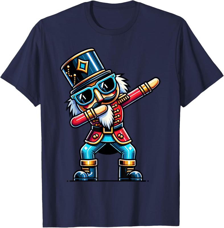 Christmas Nutcracker Dabbing Boys Santa Xmas Gift Unisex T-Shirt Sweatshirt Hoodie Hooded Cotton Menswear Man Classic Short Sleeve Tshirt Christmas Nutcracker Dabbing Boys Santa Xmas Gift Unisex T-Shirt Sweatshirt Hoodie Hooded Cotton Menswear Man Classic Short Sleeve Tshirt