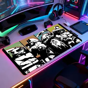 D-Deep Rock Galactic Mouse Pad Mousepad Large Gaming LockEdge Thickened Computer Keyboard Table Desk Mat