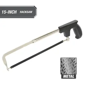 Hyper Tough 12 inch Handsaw, Adjustable Frame Hacksaw