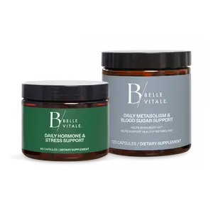 Bodi - Belle Vitale Supplements - Ashwagandha & Rhodiola - Helps Combat Stress & Supports Healthy Cortisol Levels - Vitamin B12 Help Energy Metabolism & Immune Health