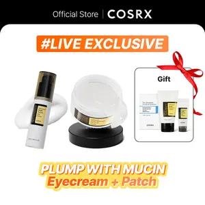 [COSRX Official] Plump With Mucin - Eyecream + Patch | LIVE EXCLUSIVE