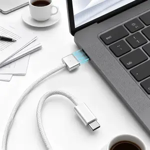140W USB-C to Magnetic 3 Charging Cable for MacBook Pro/Air, 6.6FT Braided Fast Charging Cord with LED Indicator, Magnetic Laptop Charger Cable for Home, Office and Travel