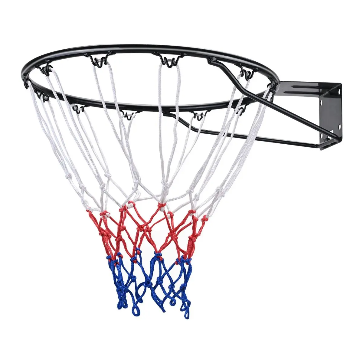 [Fahuac] 18 Inch Basketball Rim with Dual Springs - Carbon Steel, Wall Mount, for Indoor Outdoor.