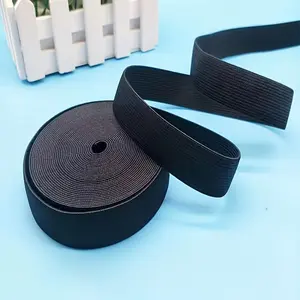 3m Wide High-Stretch Elastic Band for Sewing - Durable, Perfect for Waistbands & Crafts, Ideal for DIY Outfits & Repairs, Black/White, Black/White