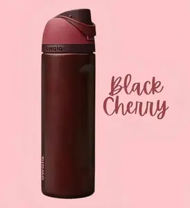 New Owala Freesip Insulated Stainless Steel Water Bottle - Black Cherry 32oz  Drinkware Flasks