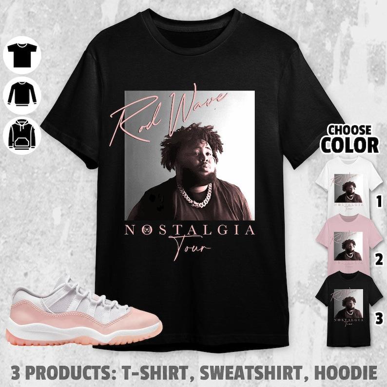 Rd Wave Nostalgia Unisex Color Shirt To Match AJ 11 Low Legend Pink, Shirt In Light Pink To Match Sneaker NA
