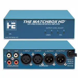 Henry Engineering THE MATCHBOX HD™ BI-DIRECTIONAL STEREO LEVEL & IMPEDANCE INTERFACE