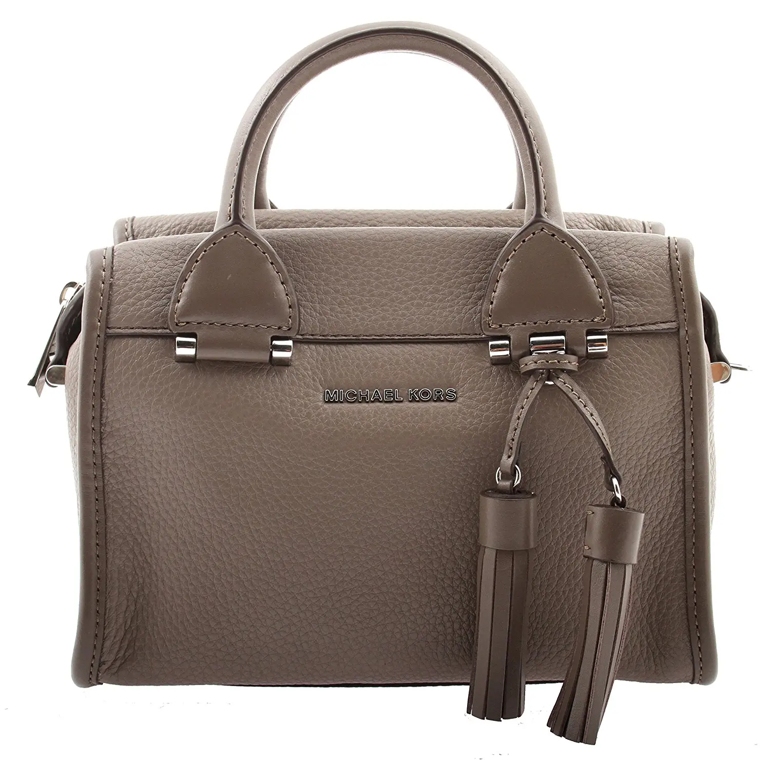 Michael Kors Geneva Large Leather Satchel - Cinder - 30F6STXS1L-513