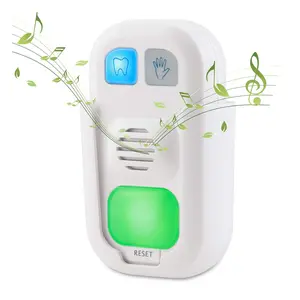 X-TIM22 Musical Timer for Kids Battery Powered, 2 Minute Toothbrush Timer and 20 Seconds Bathroom Hand Wash Timers with LED Color Light, 3 Volume Options Musical Timers for Children Training Coach Kitchen Set