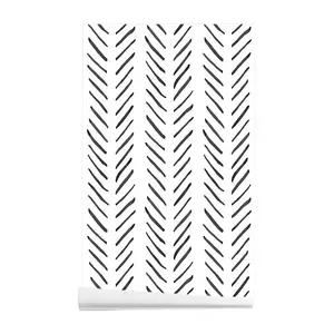 Chevron Brushed Wallpaper Samples, Textured Wall Paper, Modern Home Decor, Stylish Interior Design, Easy Application Wallpapers