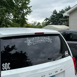 Stylish “Wanted” Banner Waterproof Vinyl Decal