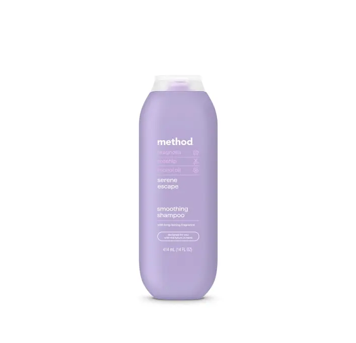 Method Smoothing Shampoo, Serene Escape, Magnolia + Rose Hip + Monoi Oil notes, 14oz