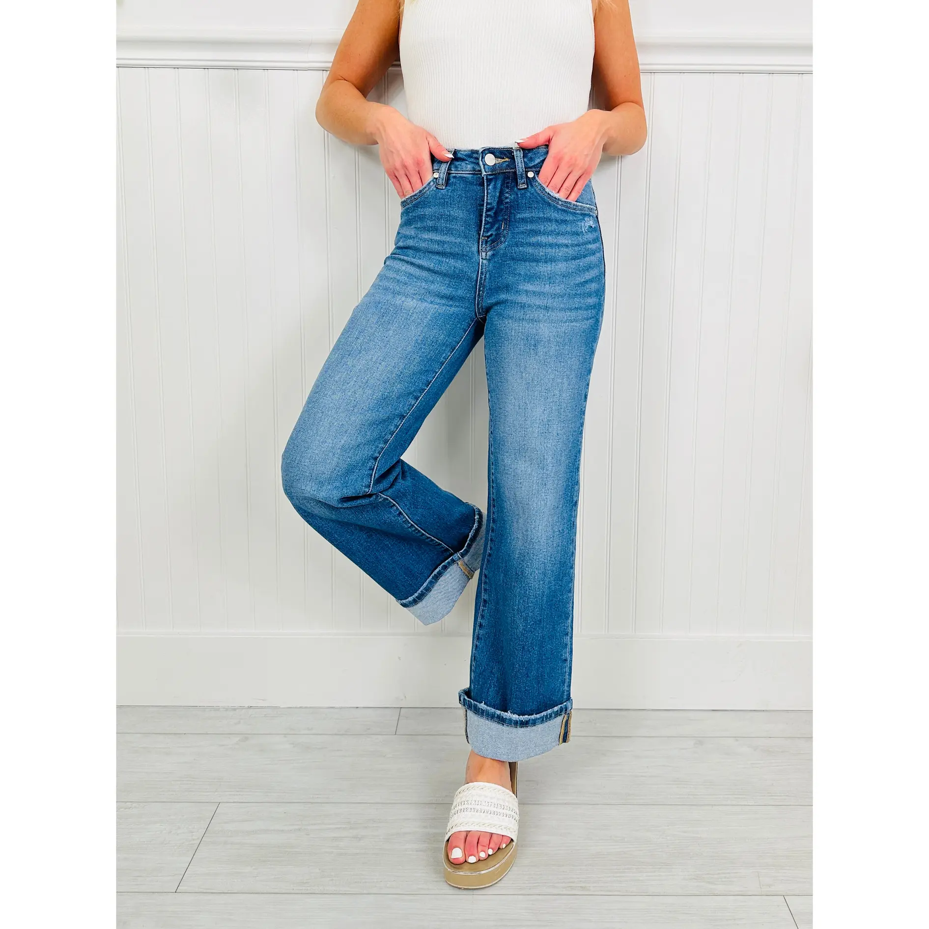 The Sweet Spot Tummy Control Straight Jeans