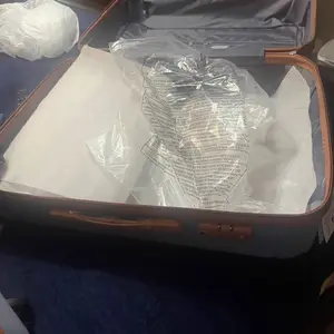 UUH Luggage Sets(4pcs/6pcs/7pcs/8pcs/9pcs) with TSA Locks - Suitcase for Travel, Basic Functional Luggage TSA Lock Spinner Wheels Lightweight–Affordable Entry-Level Option